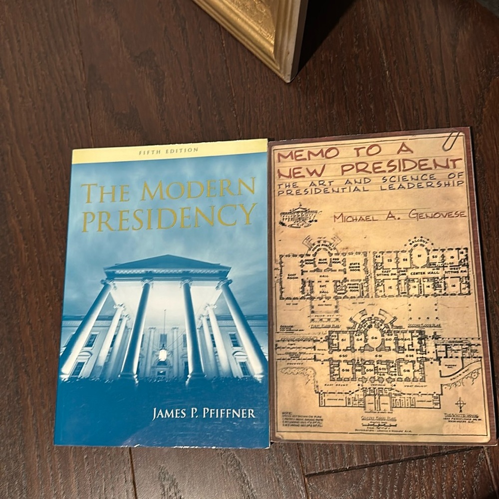 Two political science books on presidency